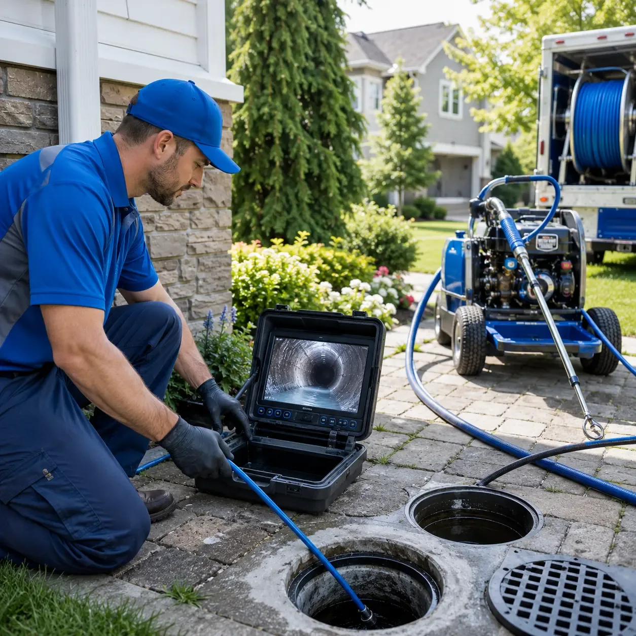 Outdoor drain cleaning professionals serving Achille, OK