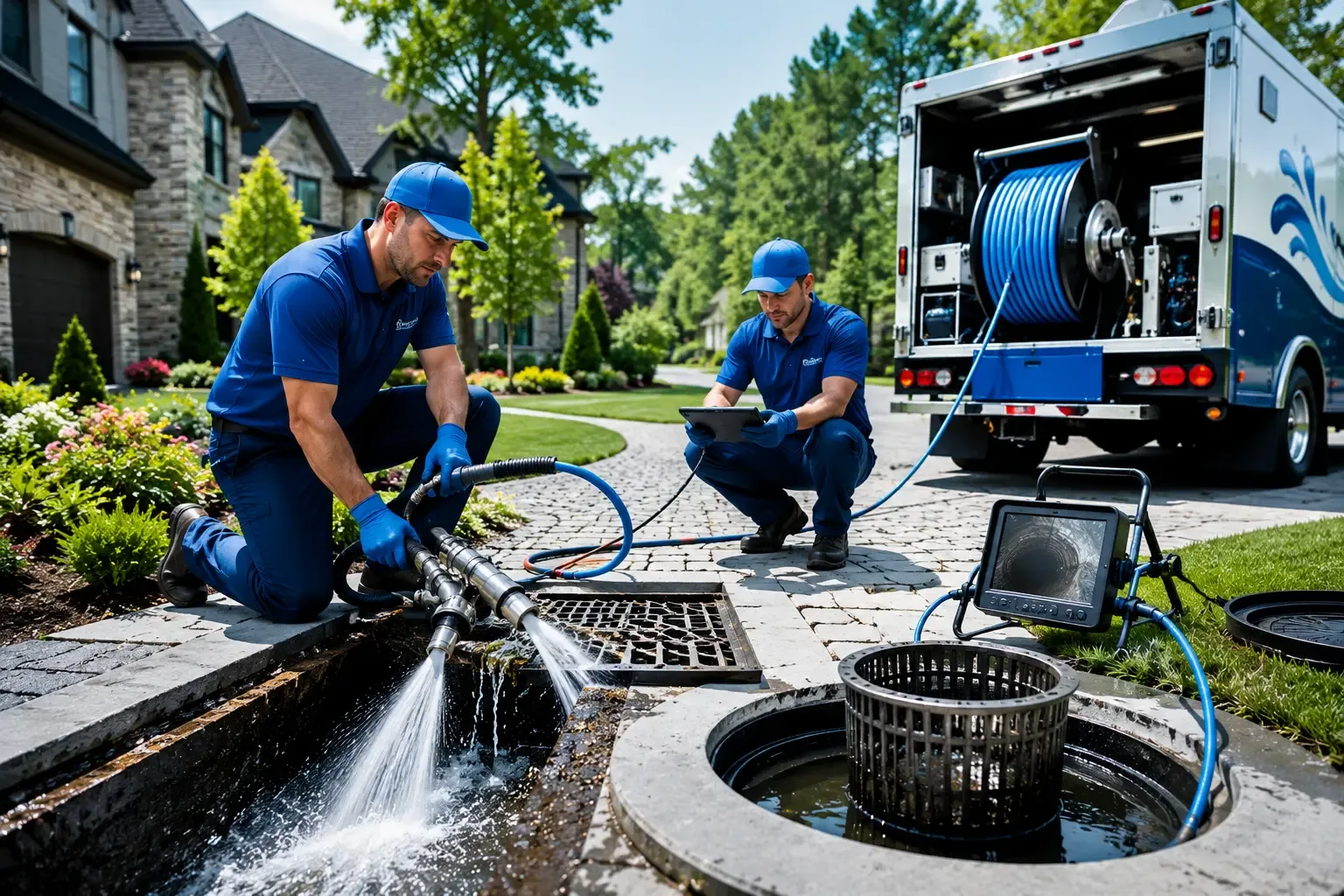 Local outdoor drain cleaning professionals in Achille, OK
