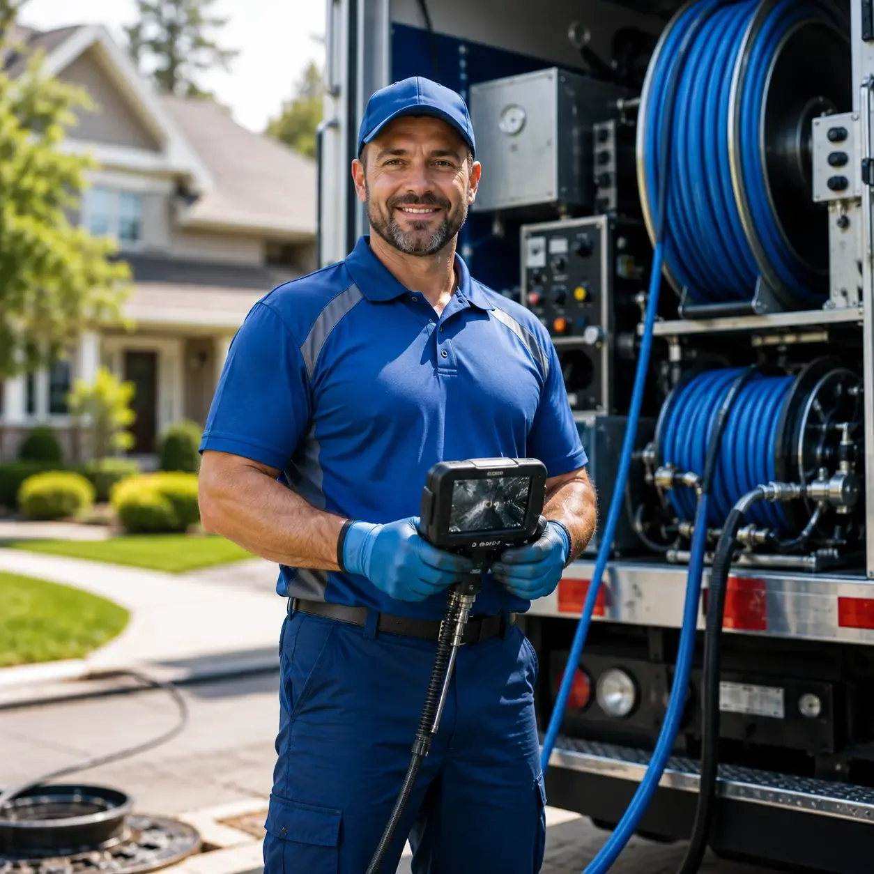 Local outdoor drain cleaning specialists in Achille, OK